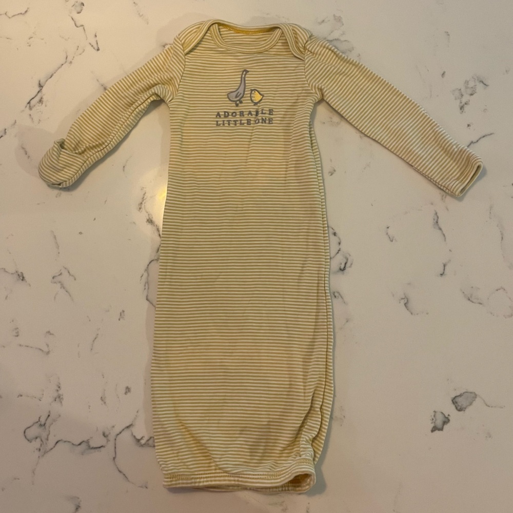 Carters NB Yellow Onesie
